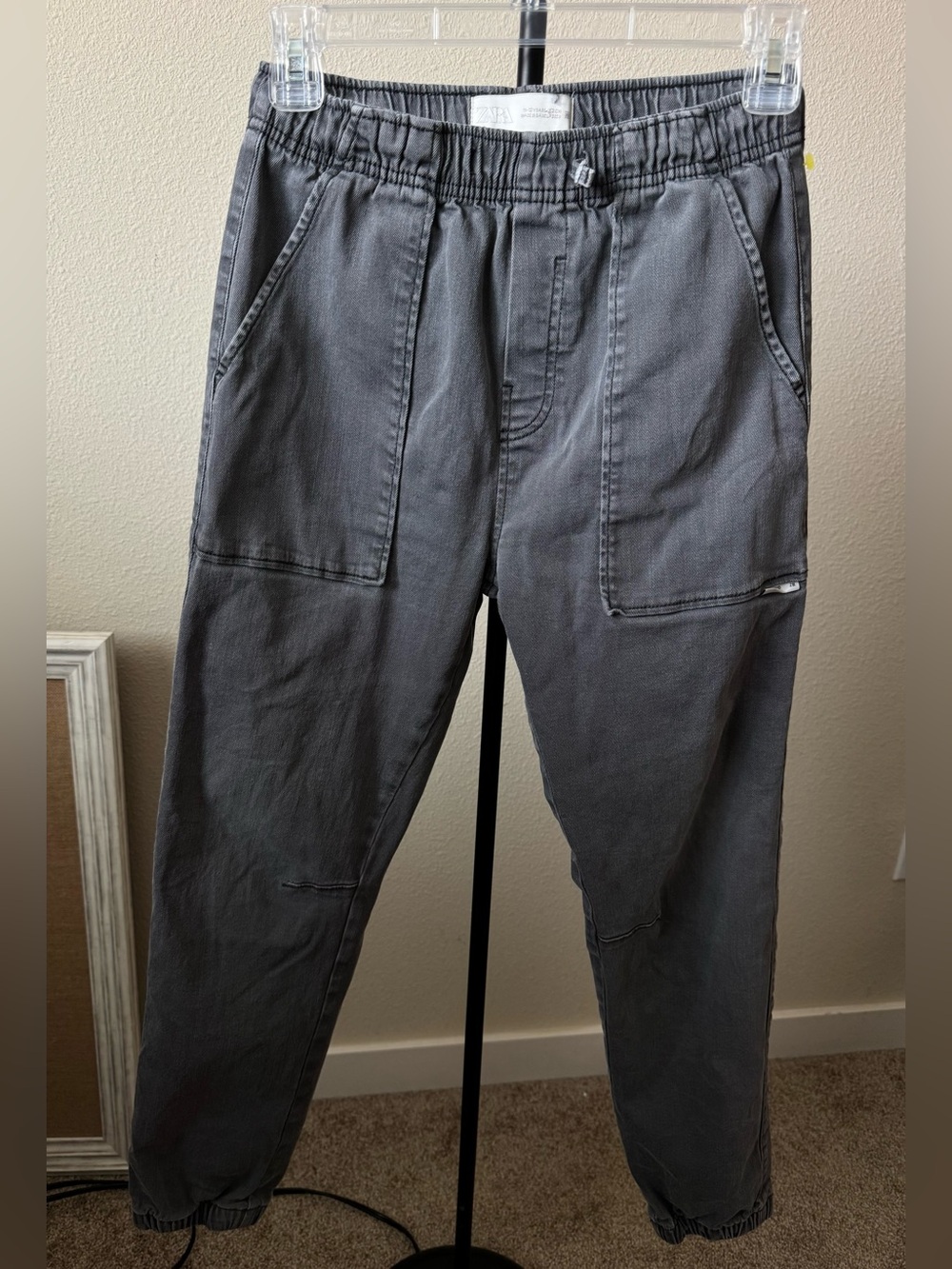 Zara Kids Gray Casual Jogger Pants